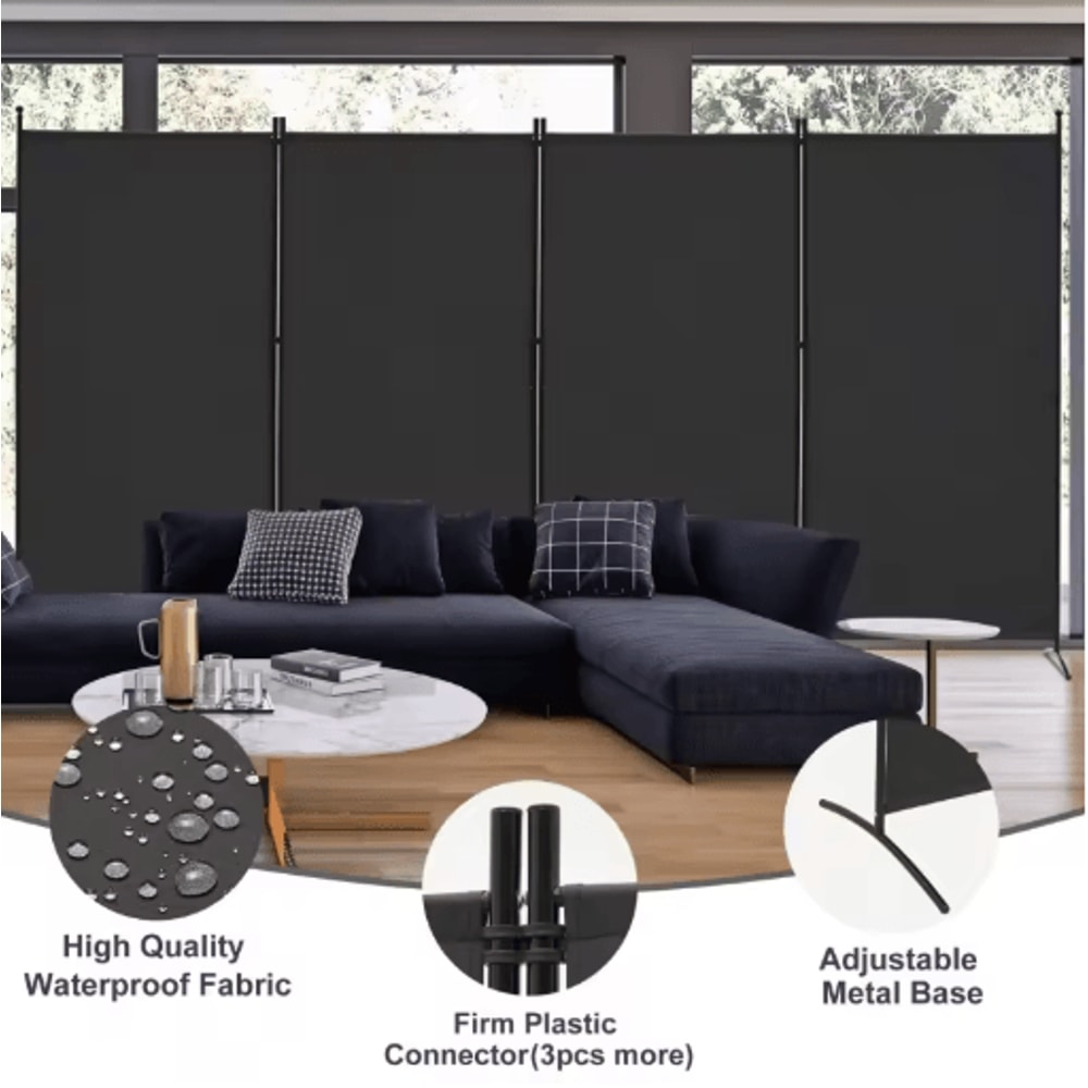 Iron Mobile Office Partition Screen Push Pull Folding Divider For Office And Hotel 0
