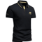 Mens Summer Embroidered Polo Shirt Lightweight Casual Lapel Tee For Streetwear And Business 4
