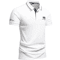 Mens Summer Embroidered Polo Shirt Lightweight Casual Lapel Tee For Streetwear And Business 5