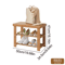 Bamboo Shoe Rack Bench 3 Tier Storage Bench For Hallway Bathroom And Living Room 4