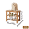 Bamboo Shoe Rack Bench 3 Tier Storage Bench For Hallway Bathroom And Living Room 4