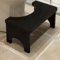 Bamboo Toilet Stool For Adults Curved Squat Potty Stool Portable Constipation Relief Helper 5
