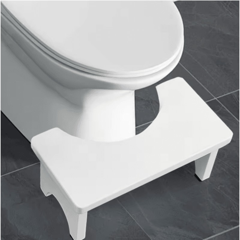Bamboo Toilet Stool For Adults Curved Squat Potty Stool Portable Constipation Relief Helper 8