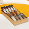 Bamboo Drawer Spice Rack 3 Tier Countertop Kitchen Storage Organizer 4