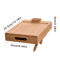 Bamboo Couch Armrest Tray Foldable Sofa Tray With 360 Rotating Phone And Tablet Stand 1