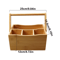 Wall Hanging Storage Basket With Compartments Multi Use Kitchen And Picnic Organizer 5