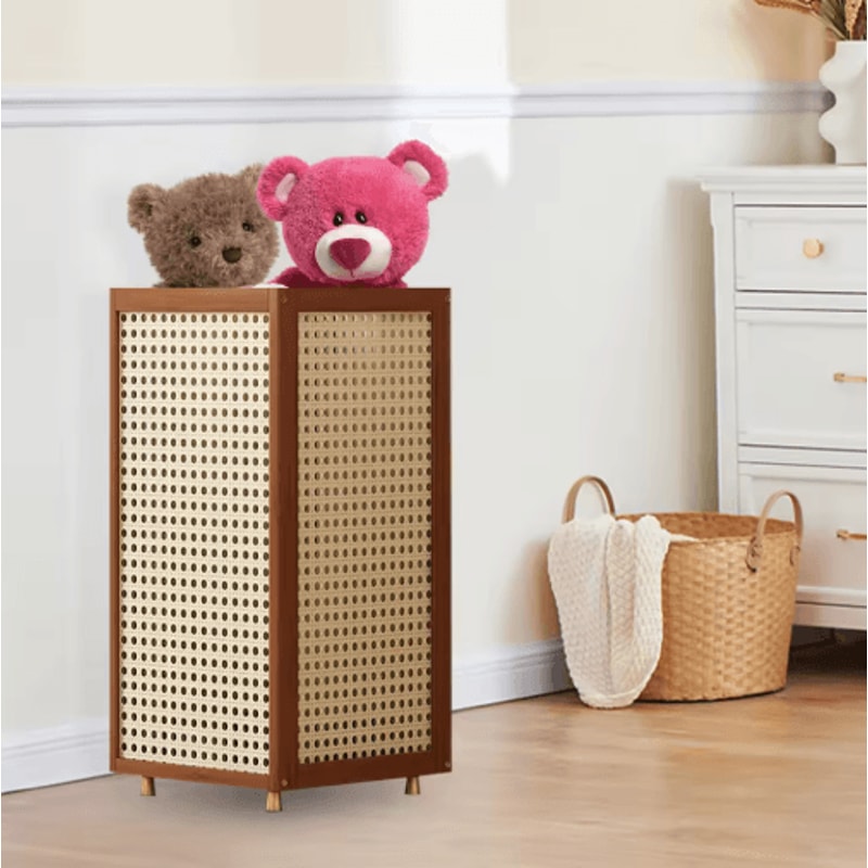 Bamboo Freestanding Umbrella Stand Cane Holder And Decorative Entryway Rack 4