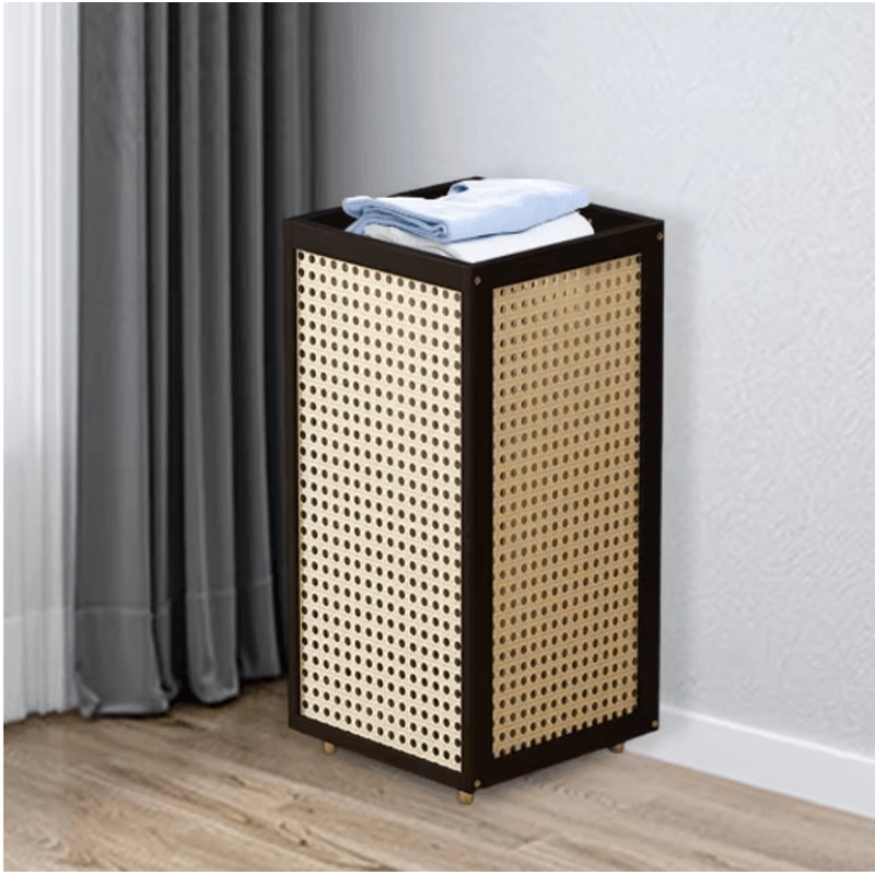 Bamboo Freestanding Umbrella Stand Cane Holder And Decorative Entryway Rack 5