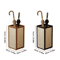 Bamboo Freestanding Umbrella Stand Cane Holder And Decorative Entryway Rack 6