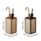 Bamboo Freestanding Umbrella Stand Cane Holder And Decorative Entryway Rack 6