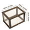 Bamboo Bread Box Large Capacity Stackable Kitchen Storage With Clear Window 1
