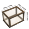 Bamboo Bread Box Large Capacity Stackable Kitchen Storage With Clear Window 1