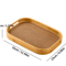 Large Bamboo Serving Tray With Handles Multi Use Home Coffee Table And Outdoor Platter 3