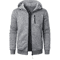 Mens Oversized Zip Up Hoodie Jacket Winter Warm Streetwear Hooded Sweatshirt Coat 6