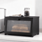 Large Modern Bamboo Bread Box Corner Friendly Countertop Storage With Clear Acrylic Window 6