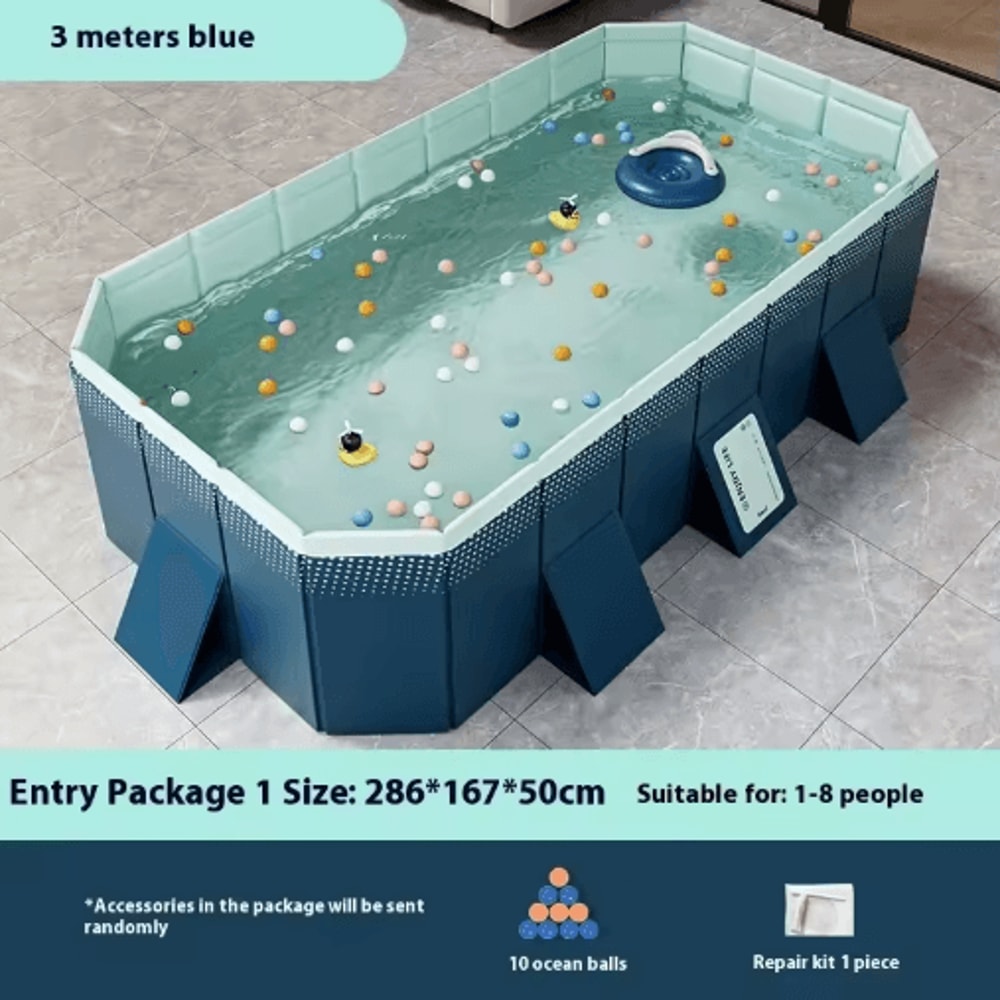 Inflatable Installation Free Swimming Pool Thickened Wear Resistant Foldable Bathtub 8
