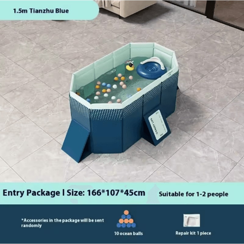 Inflatable Installation Free Swimming Pool Thickened Wear Resistant Foldable Bathtub 12