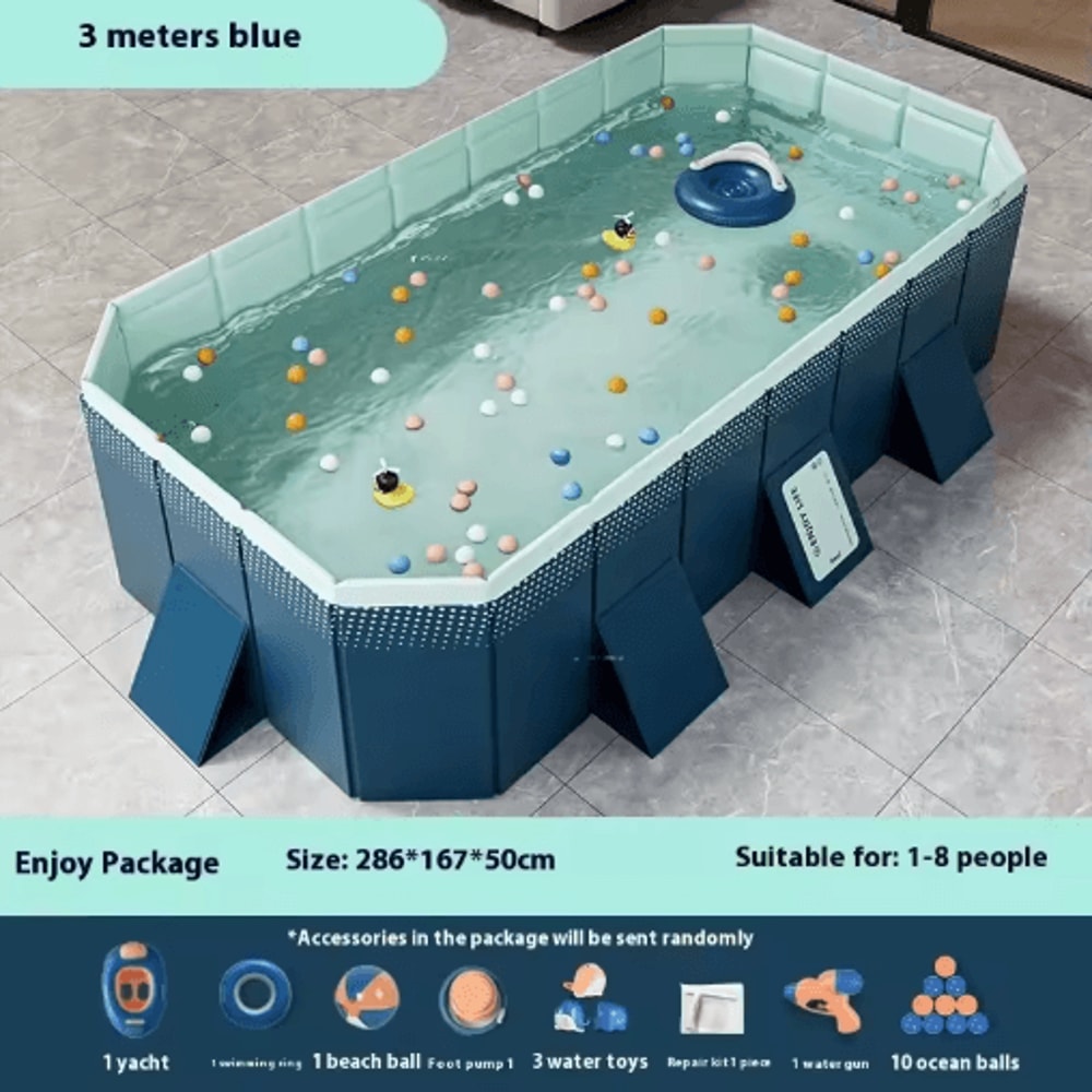 Inflatable Installation Free Swimming Pool Thickened Wear Resistant Foldable Bathtub 14