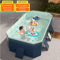 Inflatable Installation Free Swimming Pool Thickened Wear Resistant Foldable Bathtub 0