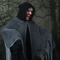 Skeleton Halloween Cloak With Hood Realistic Gothic Costume Accessory 1 Pc 5