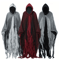 Skeleton Halloween Cloak With Hood Realistic Gothic Costume Accessory 1 Pc 6