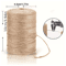 Heavy Duty Jute Rope 2mm Diameter 656ft Natural Twine For Crafts And Outdoor Use 5