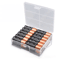 AA And AAA Battery Storage Box Transparent Organizer Holds 24 Batteries 6