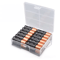 AA And AAA Battery Storage Box Transparent Organizer Holds 24 Batteries 6