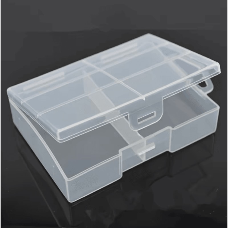 AA And AAA Battery Storage Box Transparent Organizer Holds 24 Batteries 7