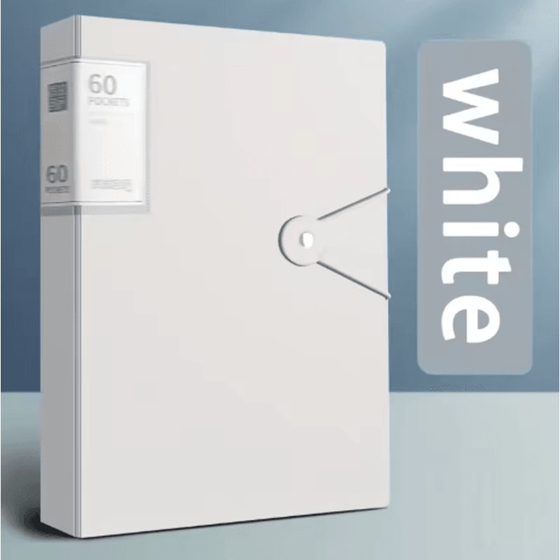 60Pocket A4 File Folder HighTransparency Waterproof Document Organizer 1