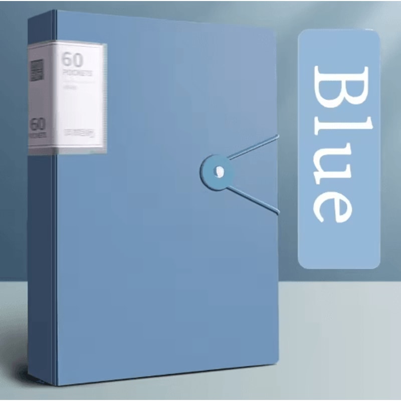 60Pocket A4 File Folder HighTransparency Waterproof Document Organizer 3