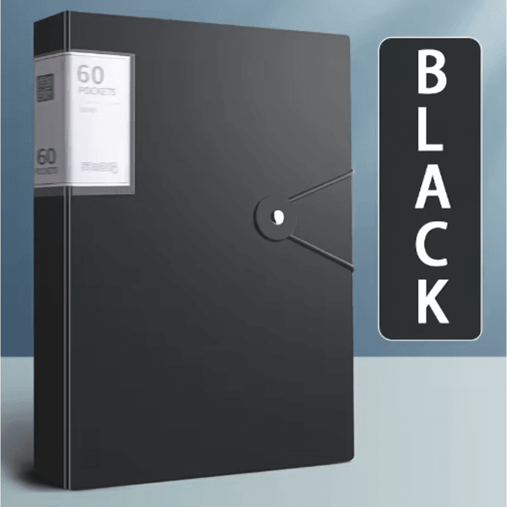 60Pocket A4 File Folder HighTransparency Waterproof Document Organizer 4