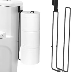 self adhesive toilet paper holder black iron wall mount tissue rack with towel bar