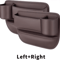 2 Piece Car Seat Gap Storage Box Multifunctional Seat Gap Organizer And Filler Pad 1
