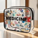 Medicine Themed PVC Cosmetic Bag Large Capacity Lightweight Travel Organizer 1
