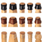 24 Piece Silicone Chair Leg Covers With Felt Pads Transparent Floor Protectors 7