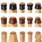 24 Piece Silicone Chair Leg Covers With Felt Pads Transparent Floor Protectors 7