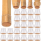 24 Piece Silicone Chair Leg Covers With Felt Pads Transparent Floor Protectors 8