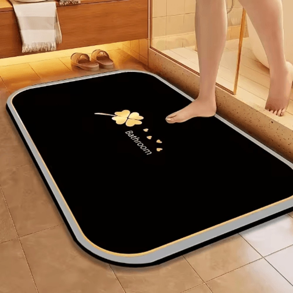 Super Absorbent Diatomite Bath Mat Quick Dry Non Slip Floor Mat 7