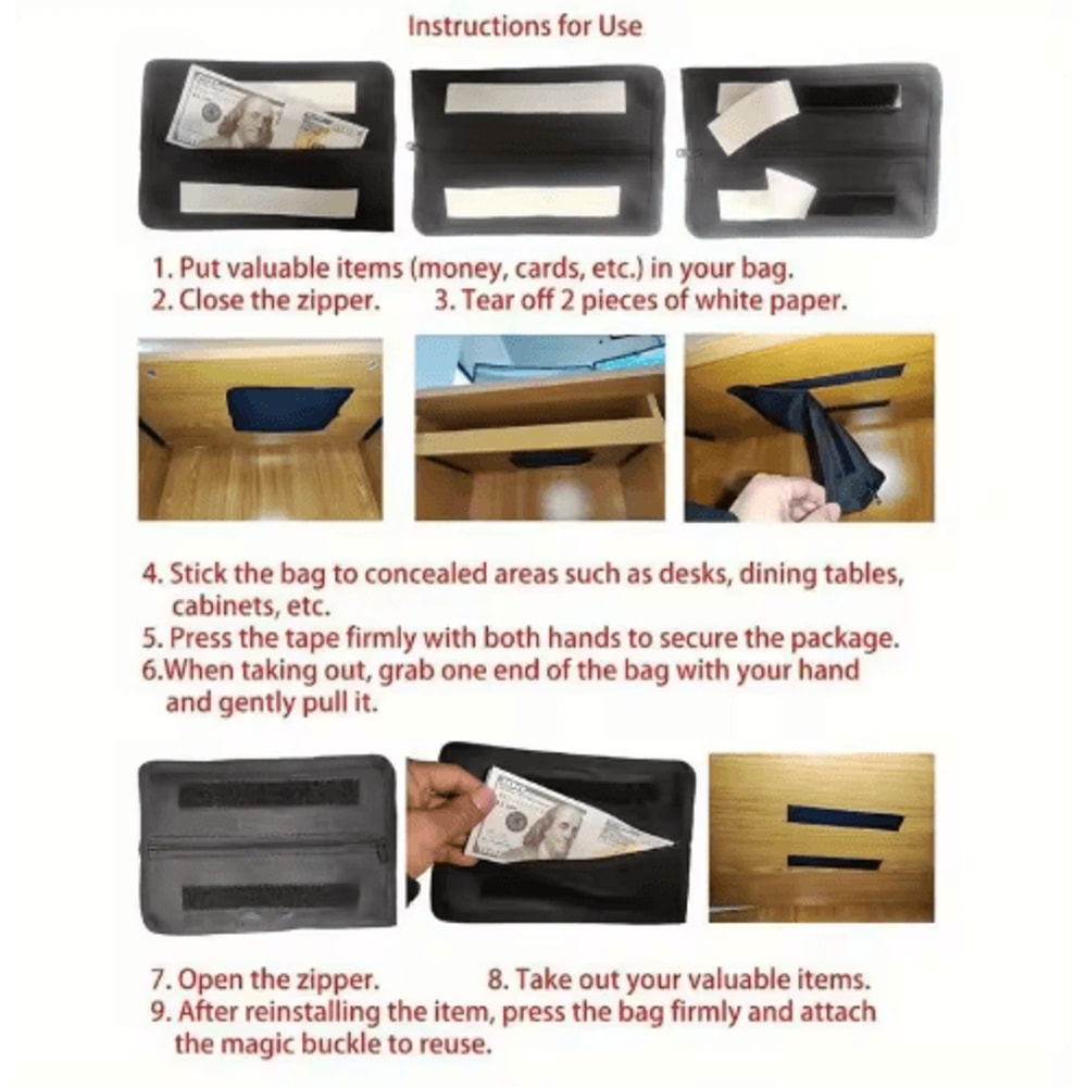 Secret Compartment Storage Box Hidden Safe For Valuables 1 To 2 Pcs 3