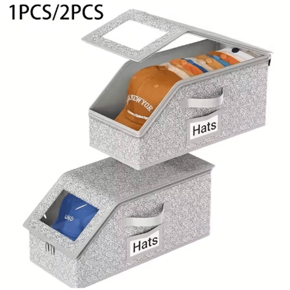 Nesting Hat Storage Bag Large Capacity Stackable Baseball Cap Organizer 1 To 2 Pc 5