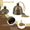 Vintage Dragon Feng Shui Wind Chime Metal Good Luck Hanging Bell For Home And Garden 6