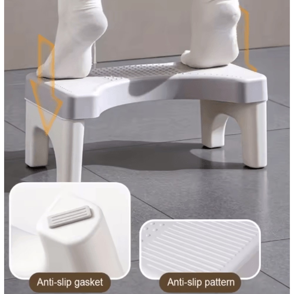 Heavy Duty Portable Toilet Potty Stool For Adults 1778cm Bathroom Footstool 4