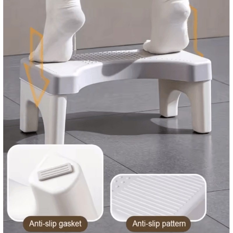 Heavy Duty Portable Toilet Potty Stool For Adults 1778cm Bathroom Footstool 4