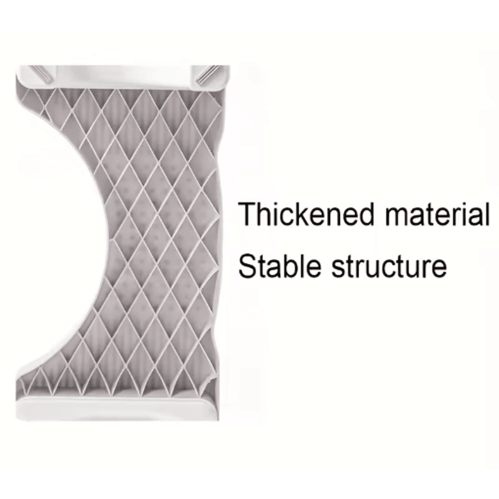 Heavy Duty Portable Toilet Potty Stool For Adults 1778cm Bathroom Footstool 6