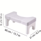 Heavy Duty Portable Toilet Potty Stool For Adults 1778cm Bathroom Footstool 7