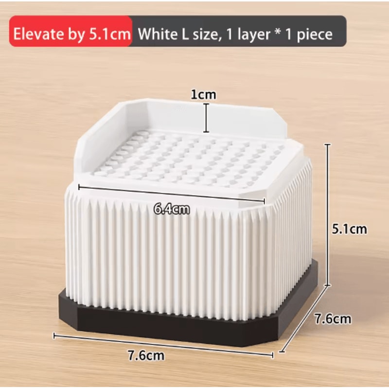 Adjustable Height Furniture Risers Heavy Duty Anti Slip Supports For Sofa Bed And Desk 3