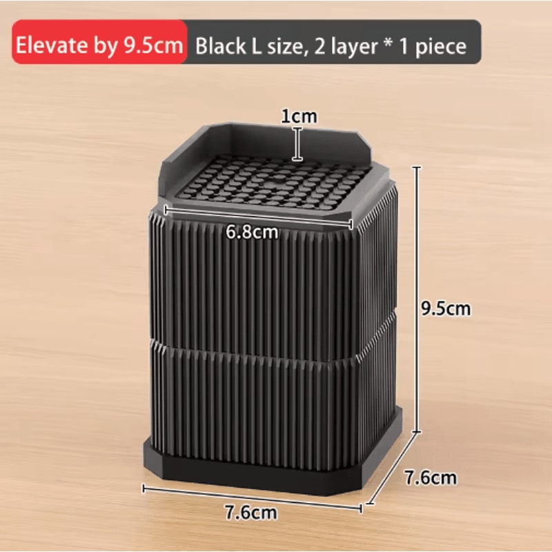Adjustable Height Furniture Risers Heavy Duty Anti Slip Supports For Sofa Bed And Desk 19