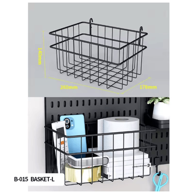 Pegboard Desktop Storage Kit Vertical And Clip Type Display Panels For Home Office 1