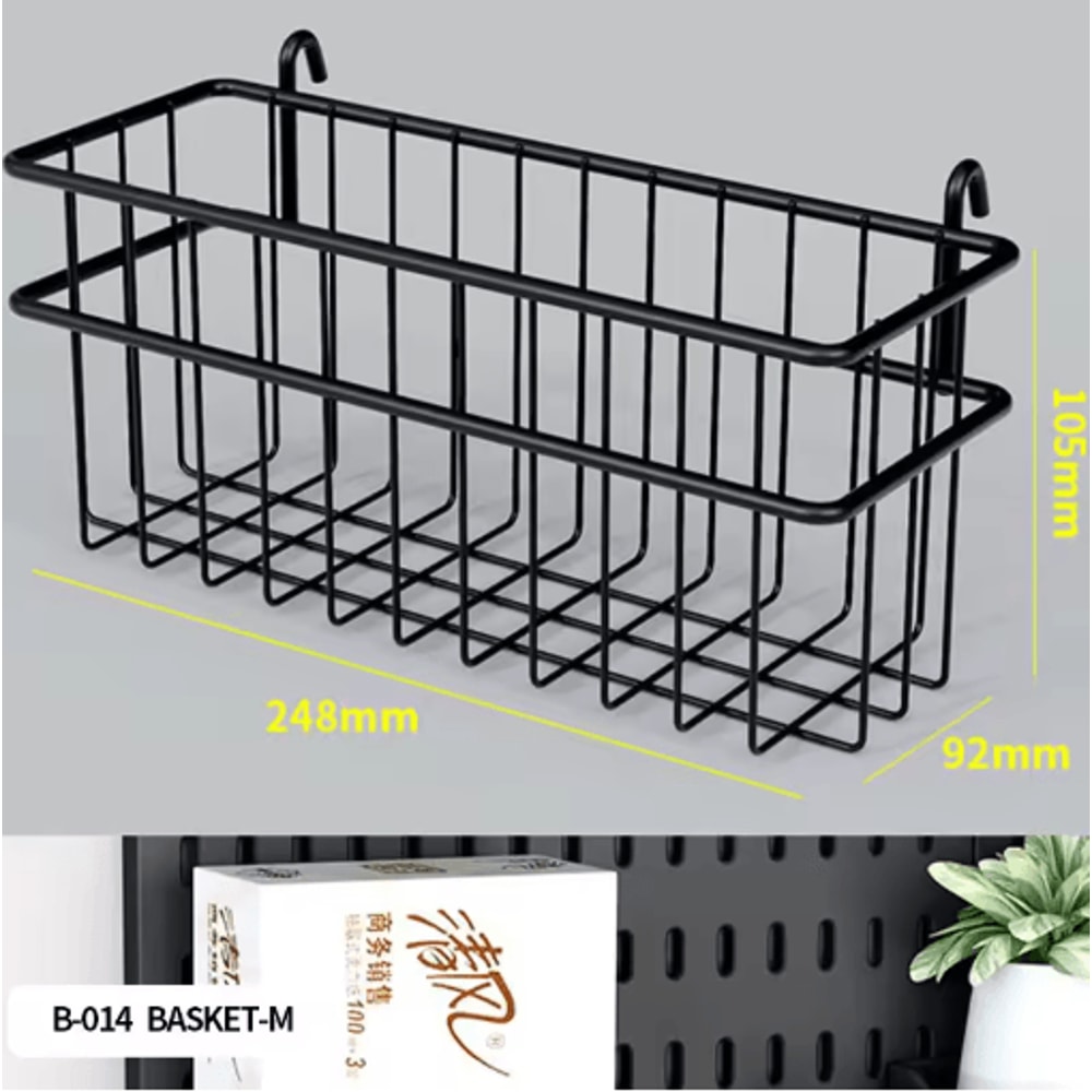 Pegboard Desktop Storage Kit Vertical And Clip Type Display Panels For Home Office 2